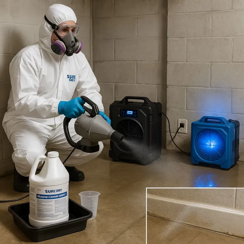 Sanitization and Odor Removal process in Harrison, WI
